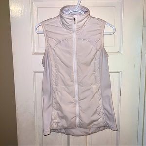 Lululemon white run for cold vest size 4 $20